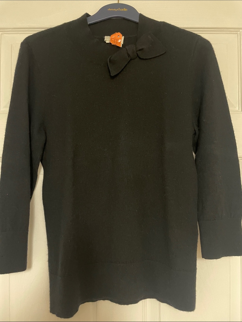 kate spade Black Bow-Accent Women's Sweater